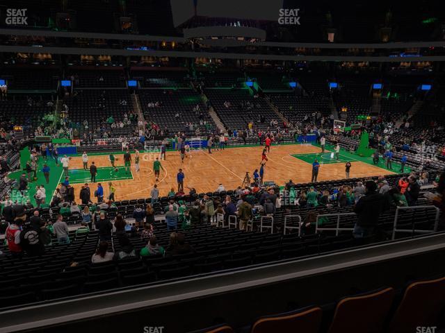 Seating view for TD Garden Section Club 143