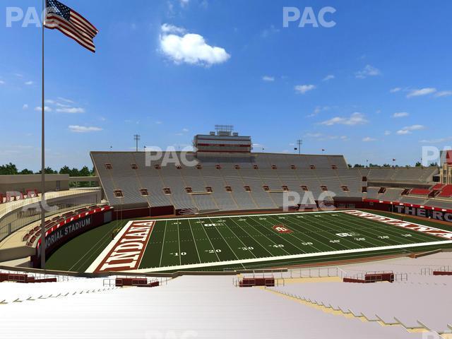 Seating view for Memorial Stadium - Indiana Section 29