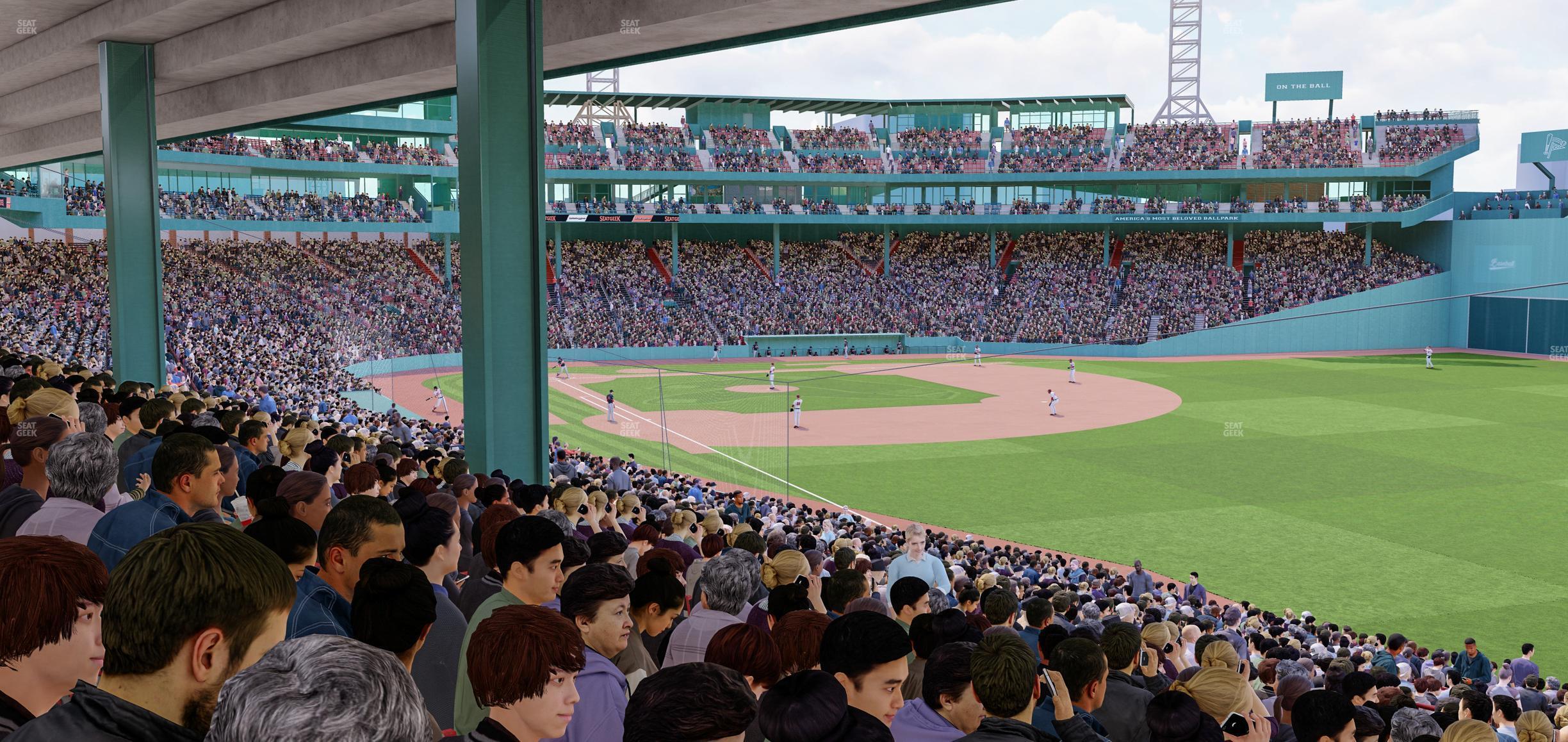 Seating view for Fenway Park Section Grandstand 7