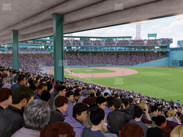 Seating view for Fenway Park Section Grandstand 7