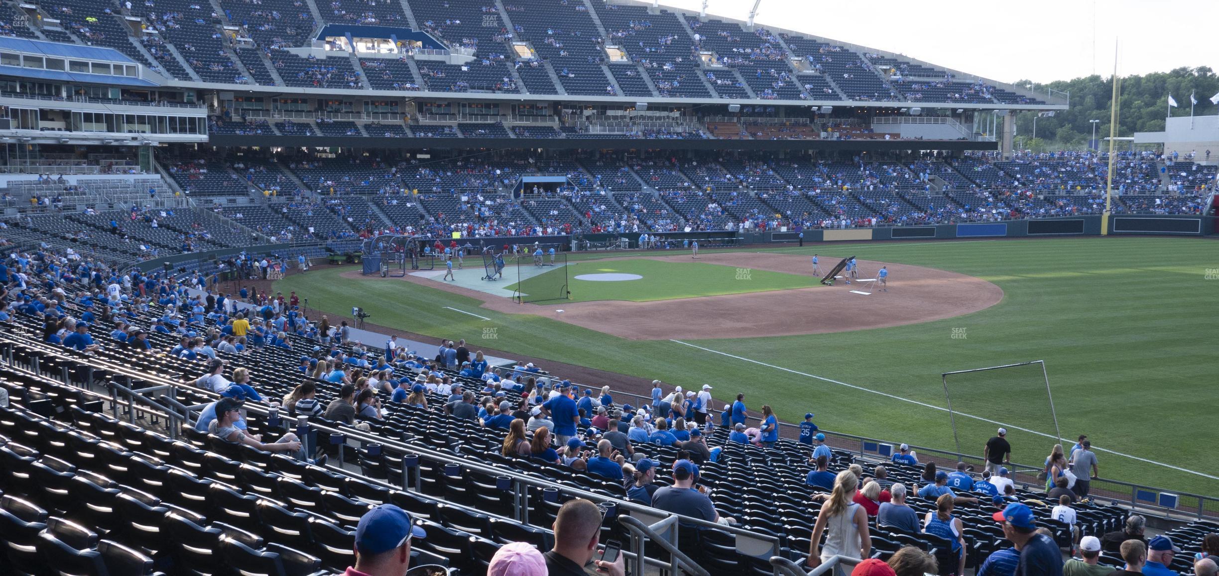 Seating view for Kauffman Stadium Section 243