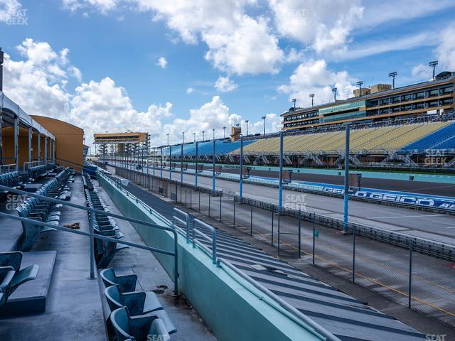 Seating view for Homestead-Miami Speedway Section Pit Road Cabana 26