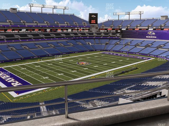 Seating view for M&T Bank Stadium Section Suite 424