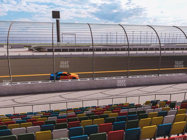 Seating view for Daytona International Speedway Section Front 124