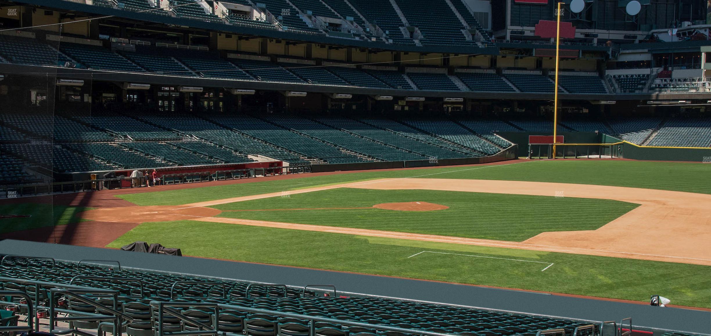 Seating view for Chase Field Section 115