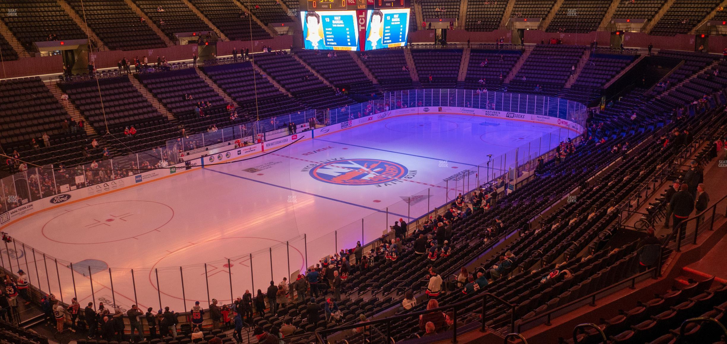 Seating view for Nassau Coliseum Section 208