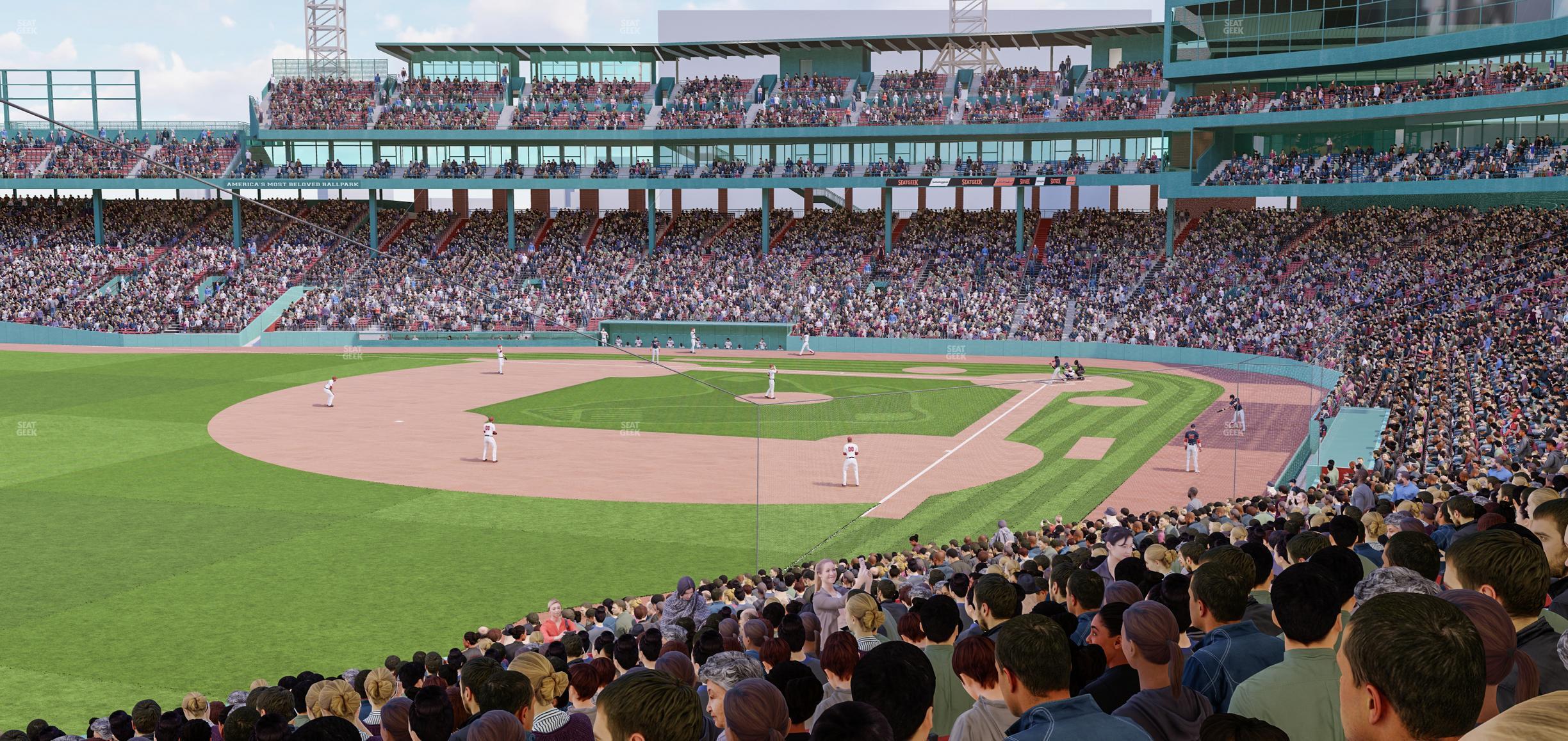 Seating view for Fenway Park Section Cvs Family Grandstand 32