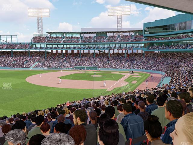 Seating view for Fenway Park Section Cvs Family Grandstand 32