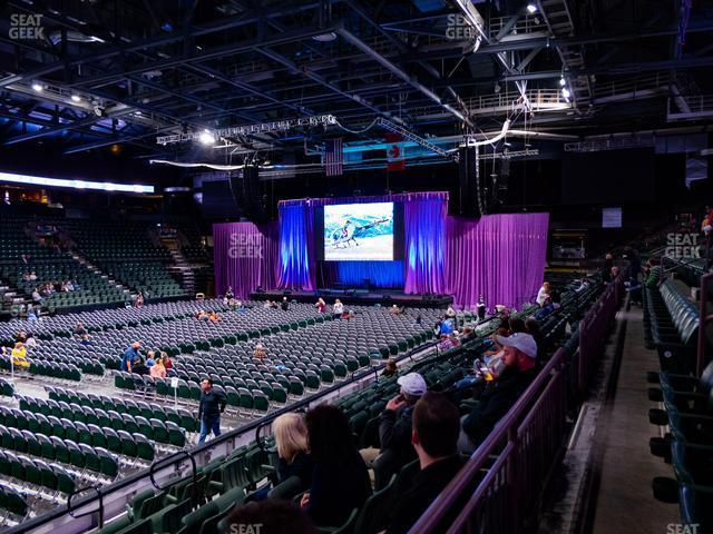 Seating view for Blue Arena at The Ranch Events Complex Section F