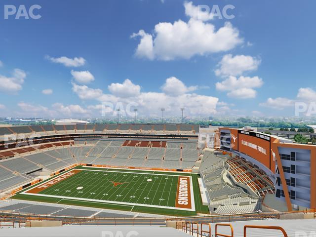 Seating view for Darrell K Royal - Texas Memorial Stadium Section 102