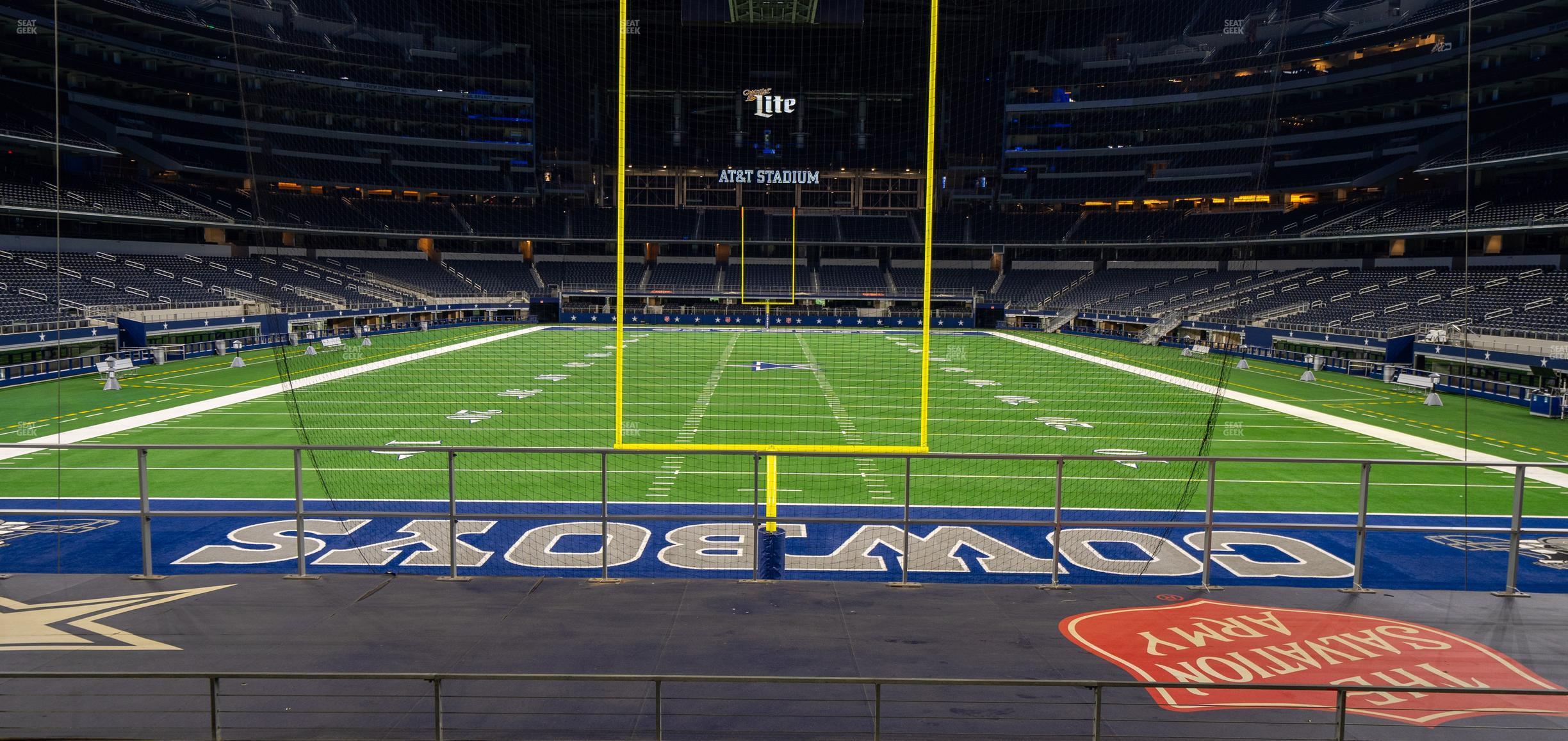 Seating view for AT&T Stadium Section 148