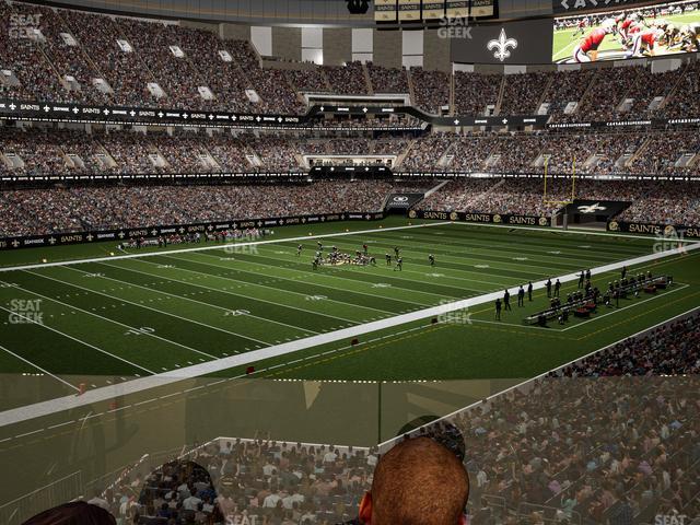 Seating view for Caesars Superdome Section 273 Sro