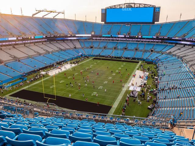 Seating view for Bank of America Stadium Section 525