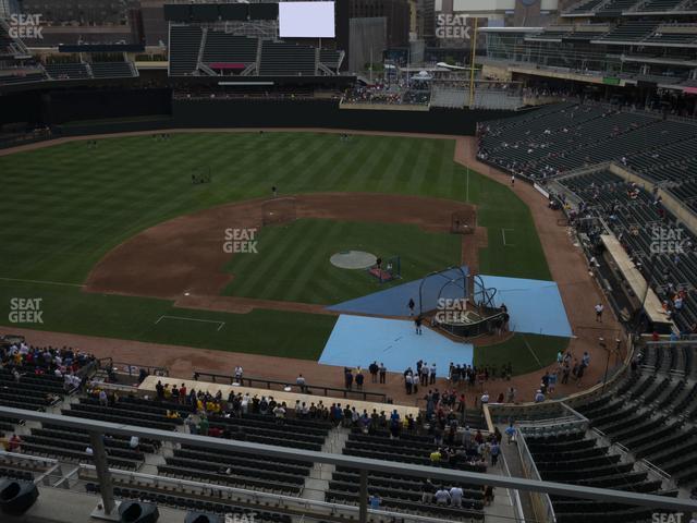 Seating view for Target Field Section 219