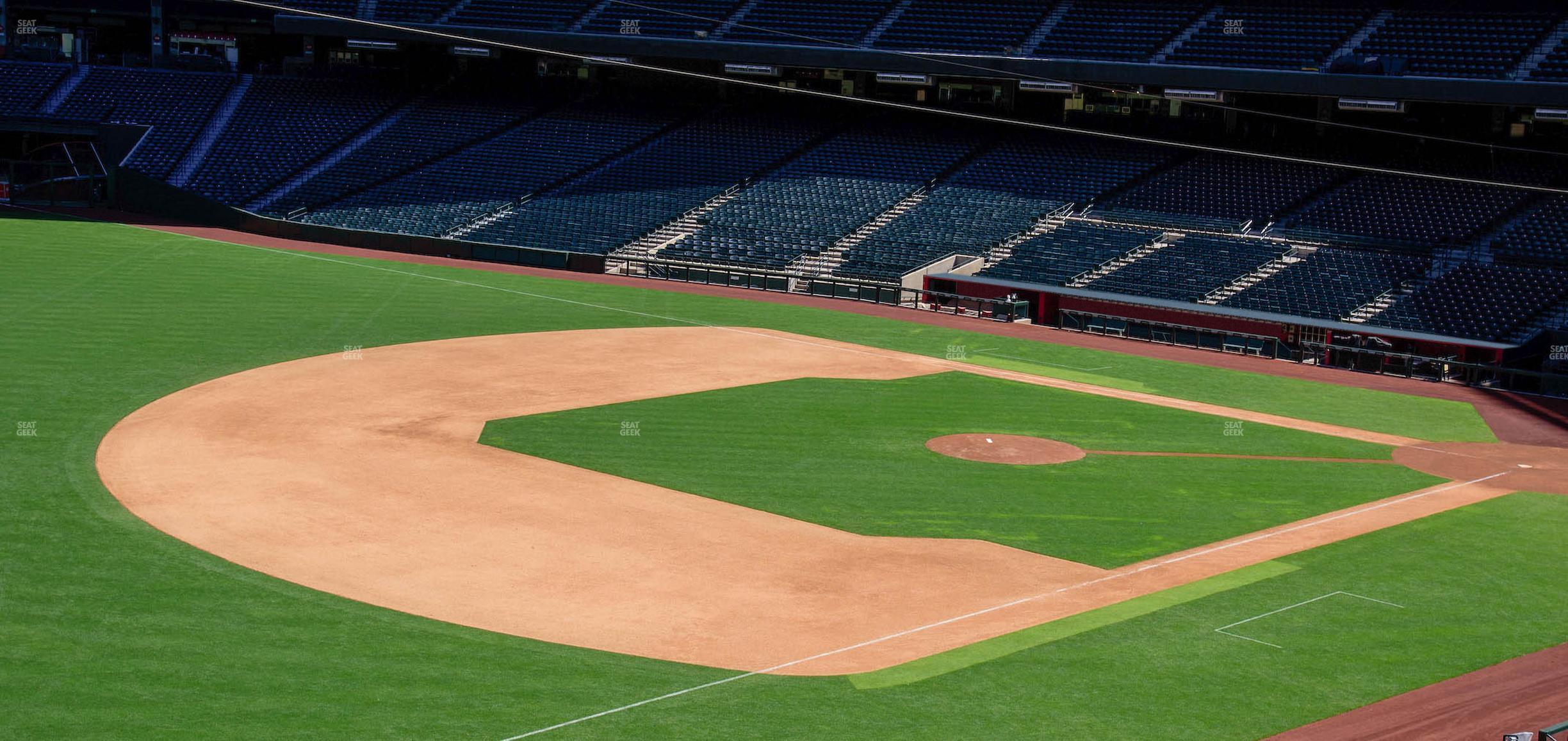 Seating view for Chase Field Section 217