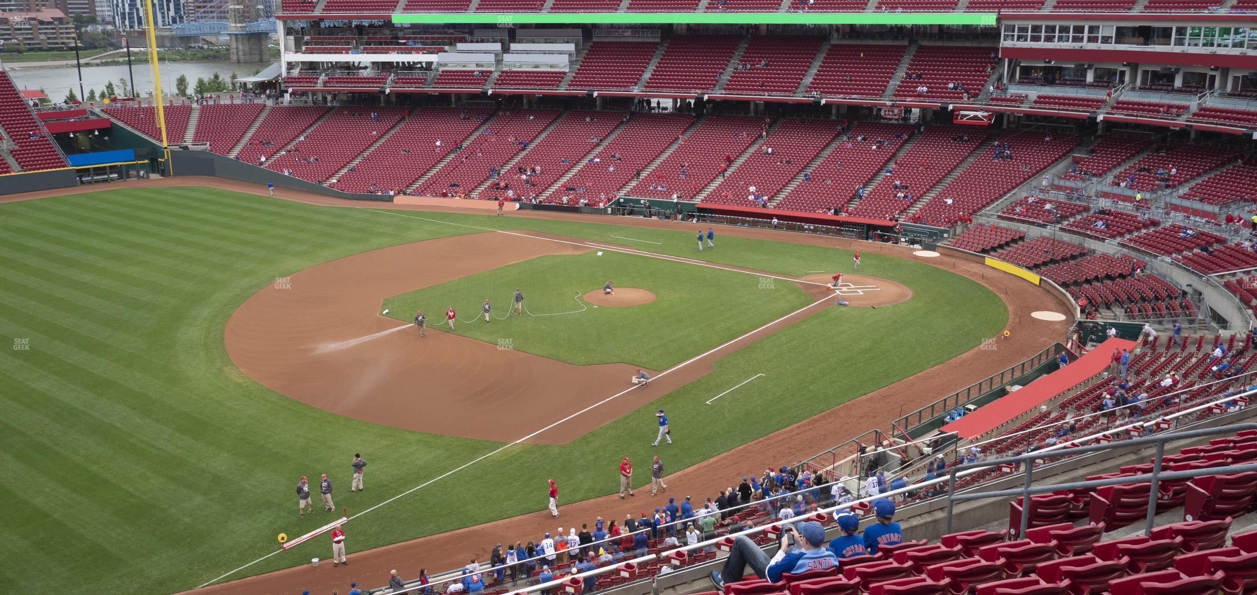 Seating view for Great American Ball Park Section 413