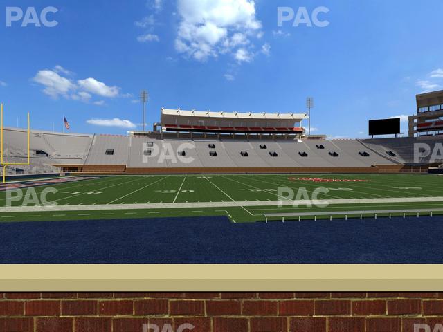 Seating view for Vaught Hemingway Stadium Section Chairback G