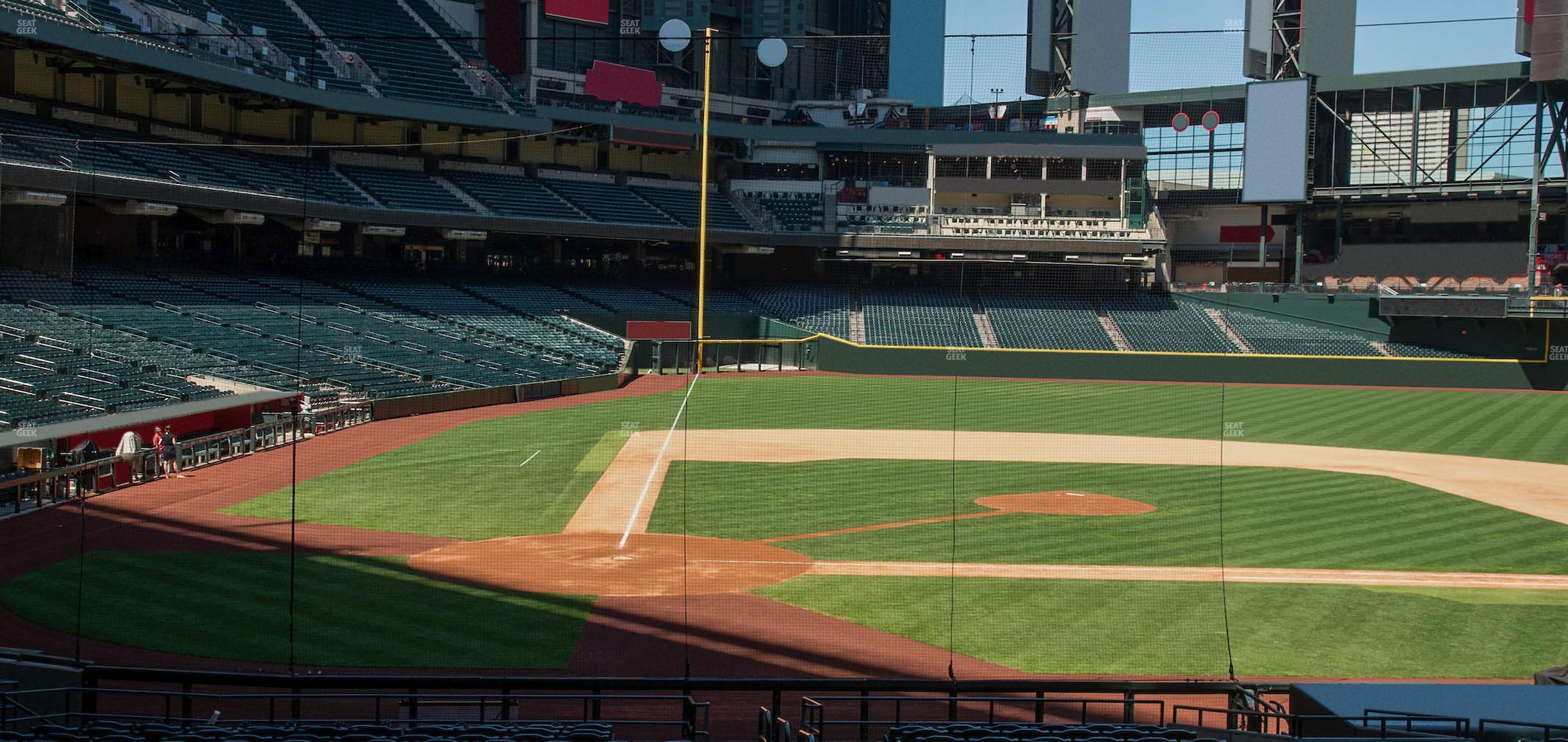 Seating view for Chase Field Section 118