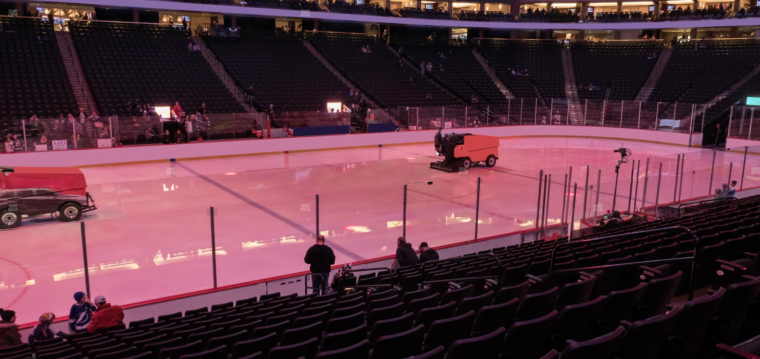 Seating view for Xcel Energy Center Section 105