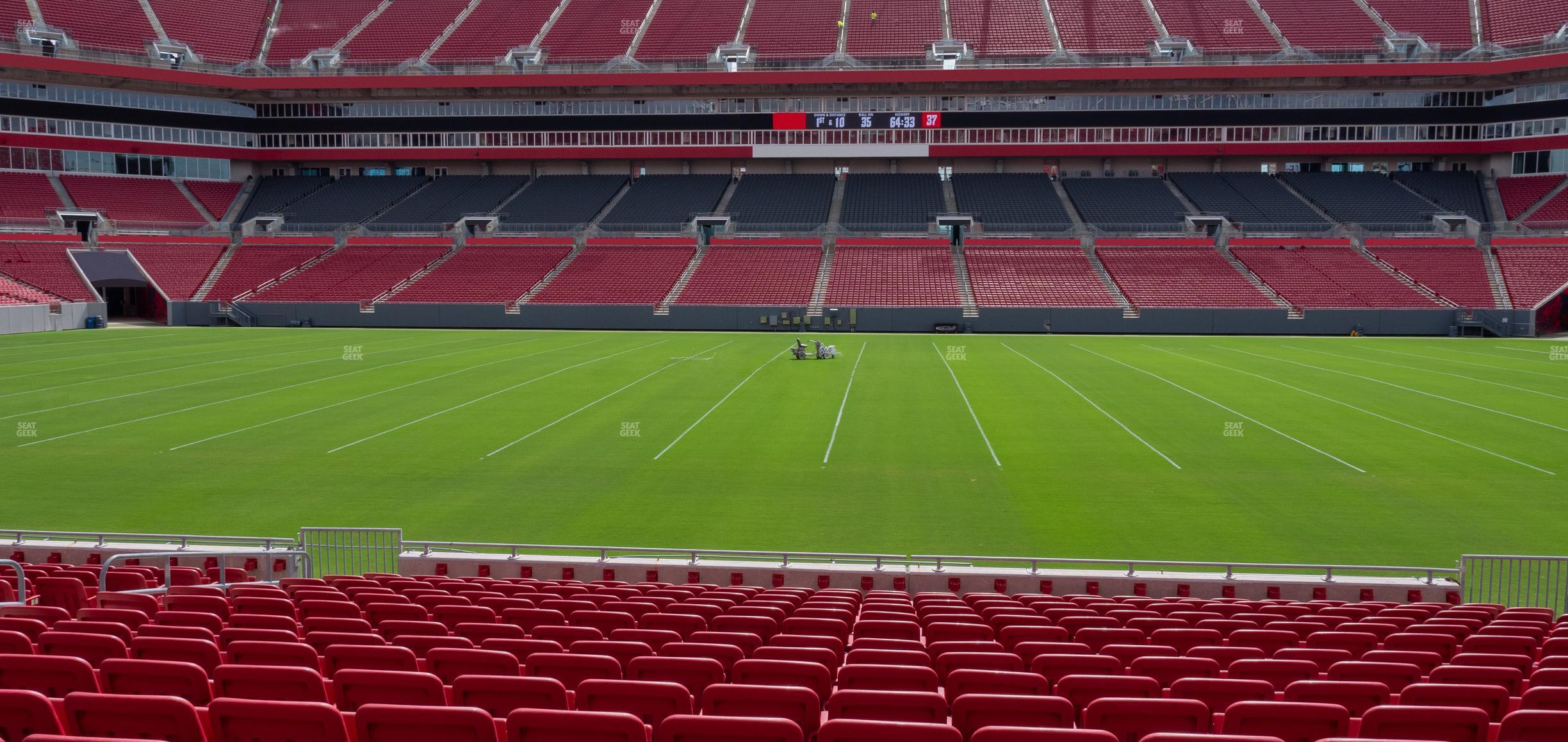 Seating view for Raymond James Stadium Section 111