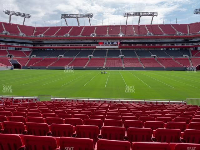 Seating view for Raymond James Stadium Section 111