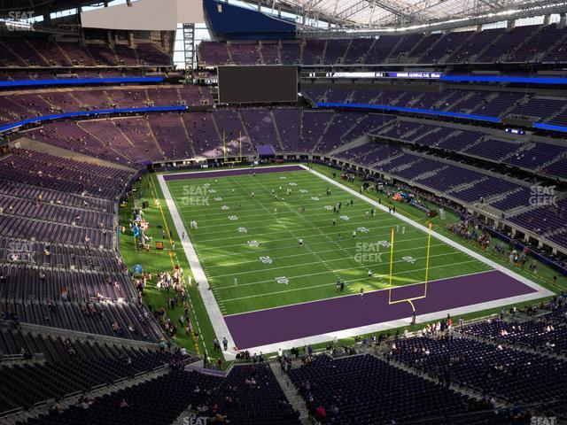 Seating view for U.S. Bank Stadium Section 301