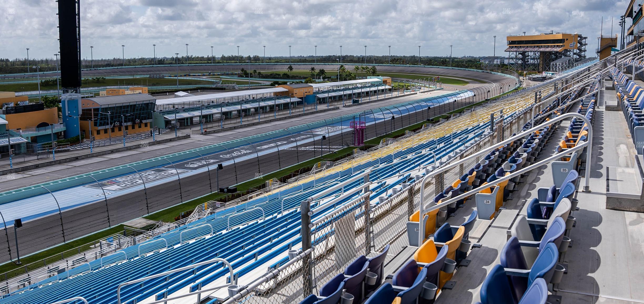 Seating view for Homestead-Miami Speedway Section Speedway Club 338