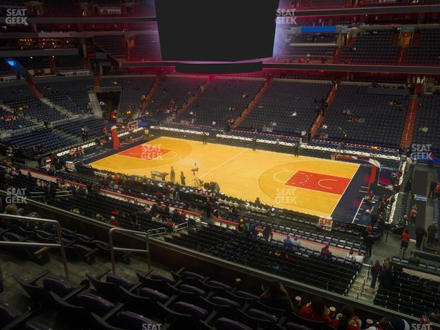 Seating view for Capital One Arena Section 202