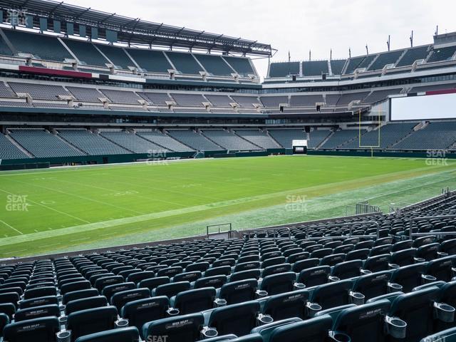 Seating view for Lincoln Financial Field Section 134