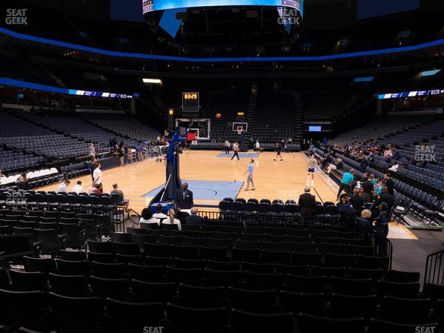 Seating view for FedExForum Section 110