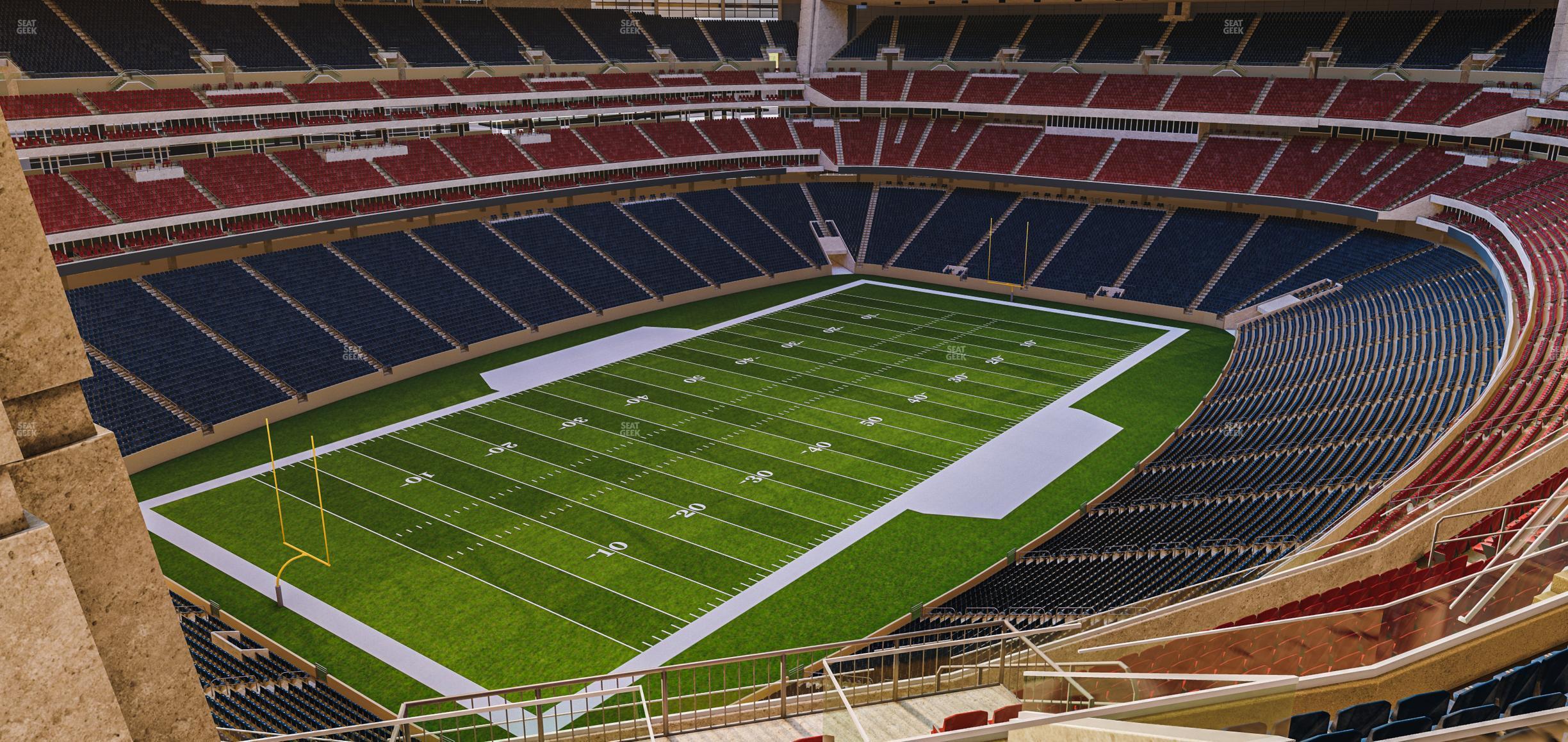 Seating view for NRG Stadium Section 616