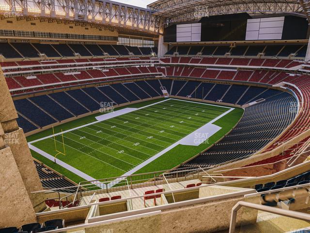 Seating view for NRG Stadium Section 616