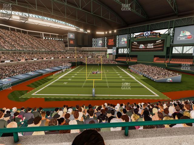 Seating view for Chase Field Section Suite 24