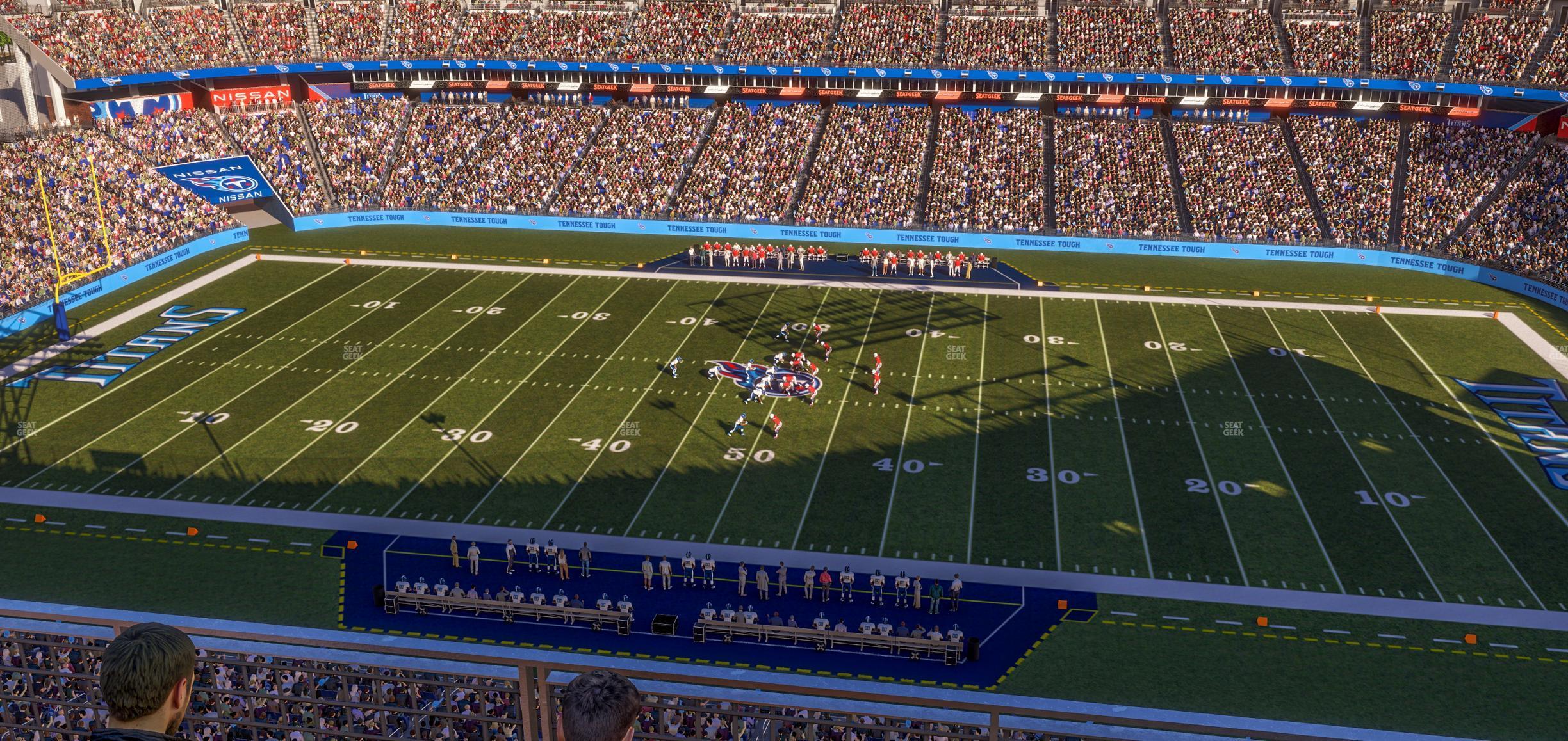 Seating view for Nissan Stadium Section Loge 334