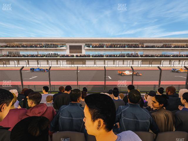 Seating view for Circuit of The Americas Section Main Grandstand Lower Level 109