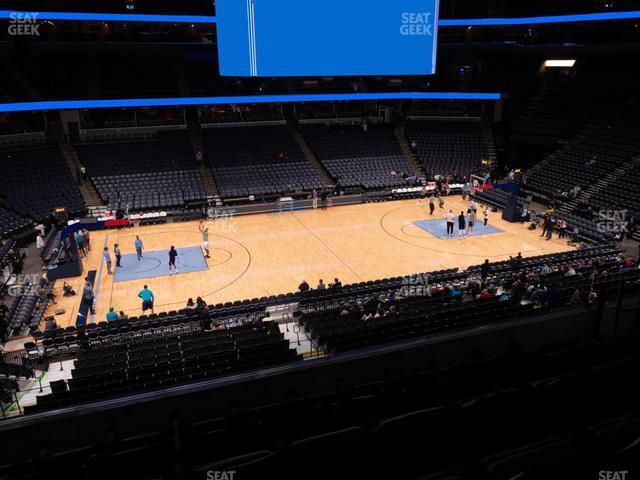 Seating view for FedExForum Section Pinnacle Club 10