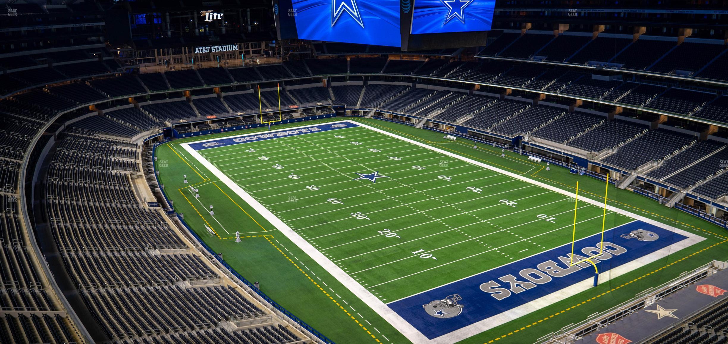 Seating view for AT&T Stadium Section Star Suite 617