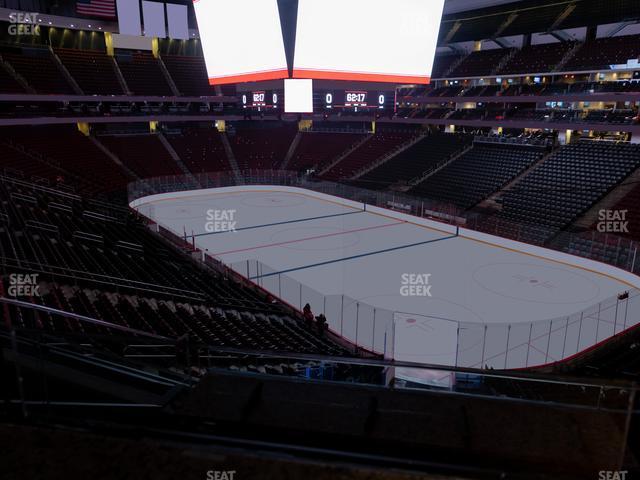 Seating view for Prudential Center Section Restaurant Ledge 6