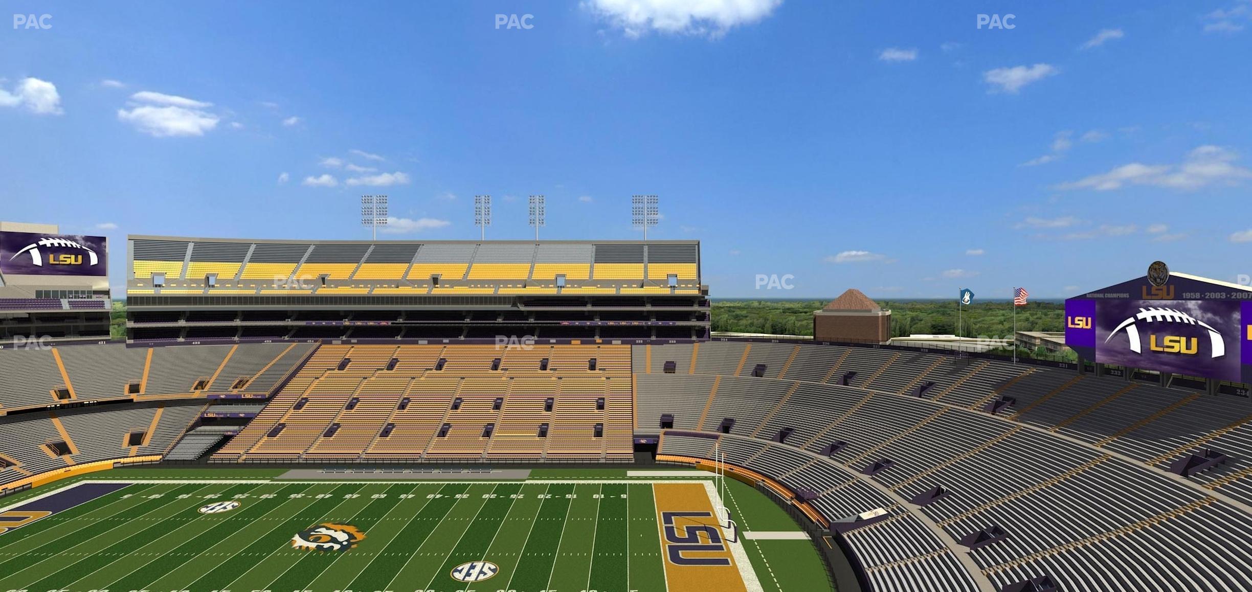 Seating view for Tiger Stadium Section 532