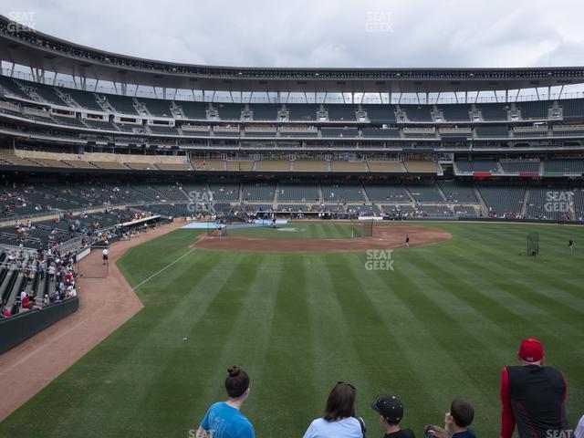 Seating view for Target Field Section 138