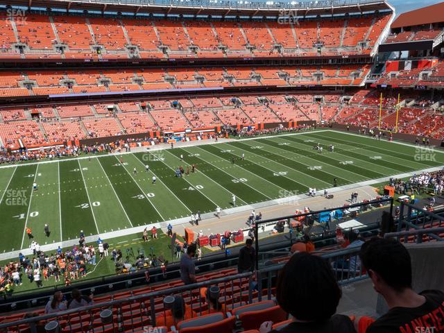 Seating view for Huntington Bank Field Section Club 306