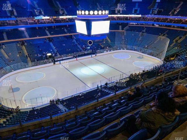 Seating view for KeyBank Center Section 322