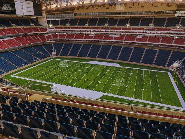 Seating view for NRG Stadium Section 606