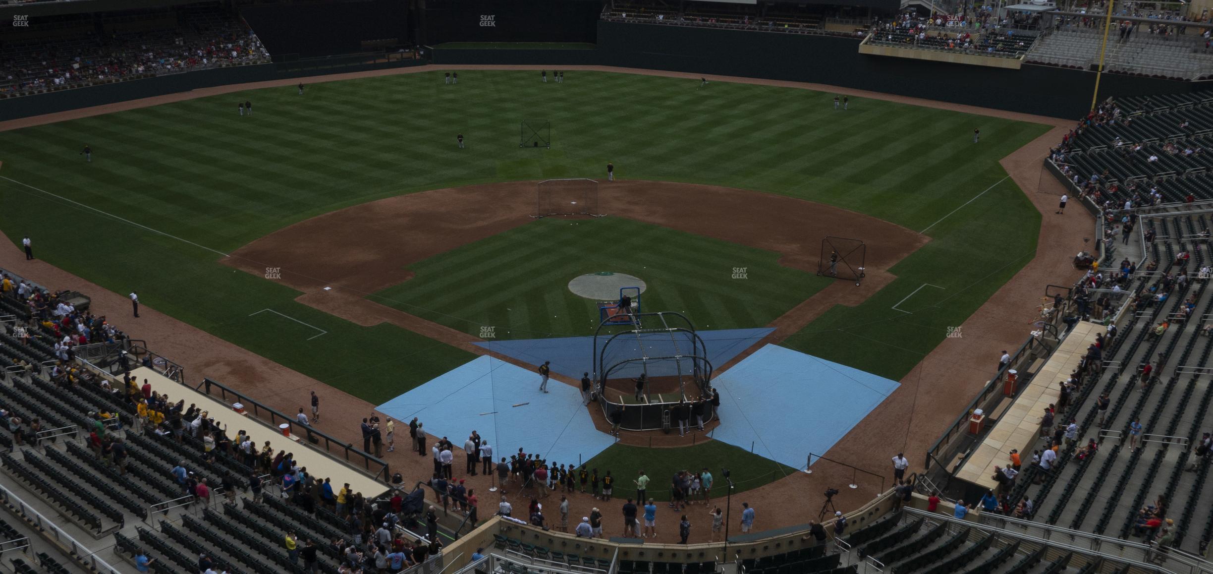 Seating view for Target Field Section 216