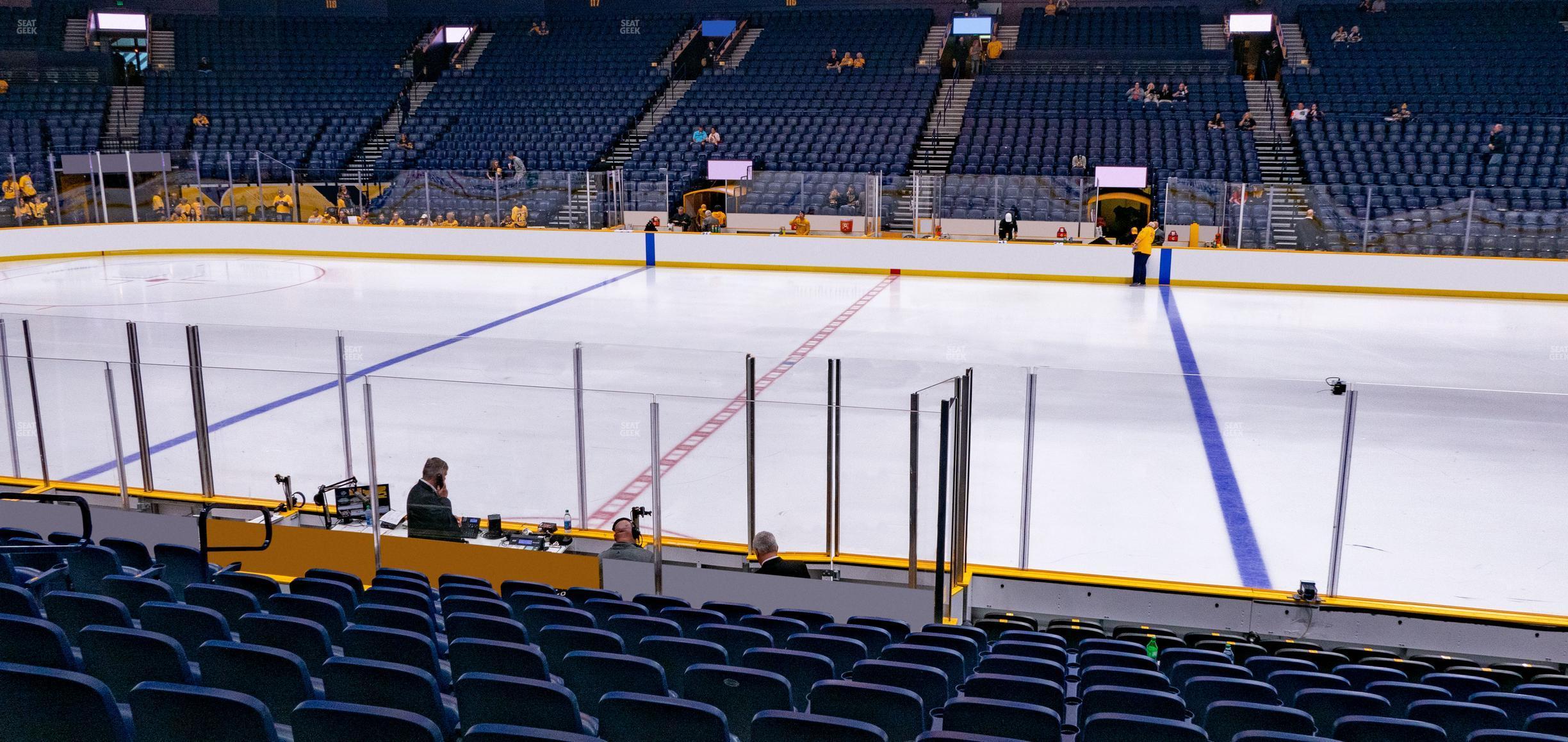 Seating view for Bridgestone Arena Section 106