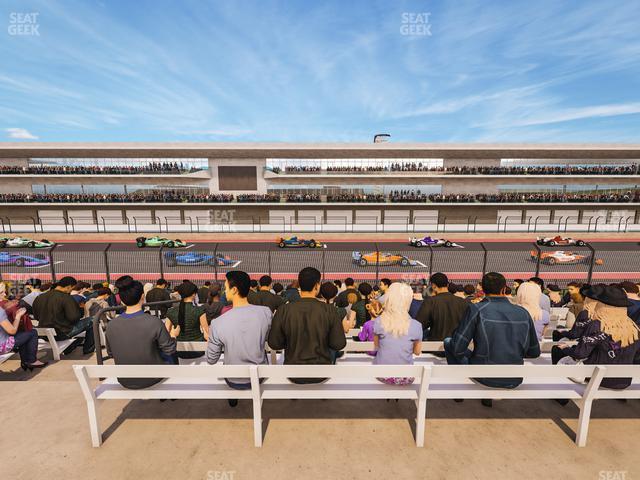 Seating view for Circuit of The Americas Section Main Grandstand Loge 19 A