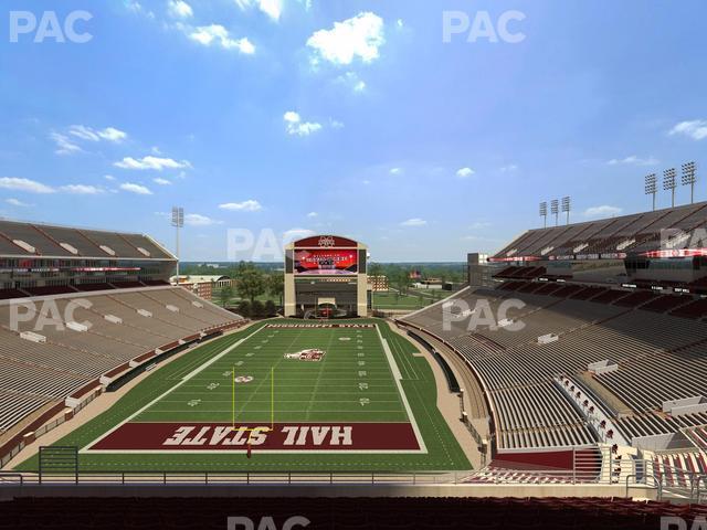 Seating view for Davis Wade Stadium Section 114