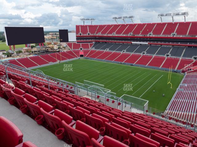 Seating view for Raymond James Stadium Section 316