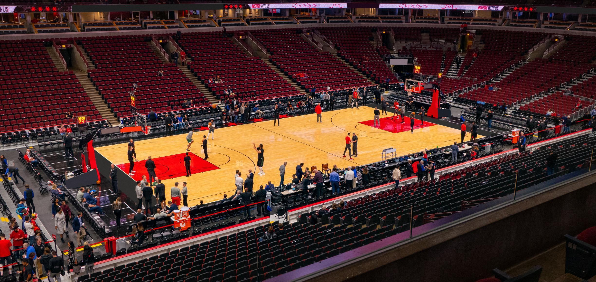 Seating view for United Center Section 203