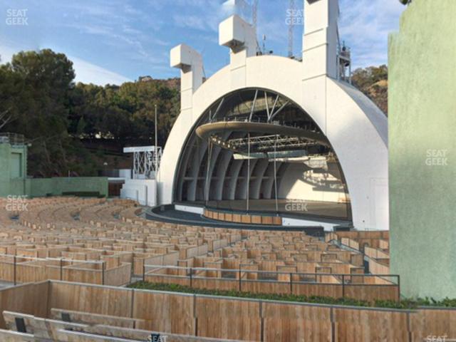 Seating view for Hollywood Bowl Section D